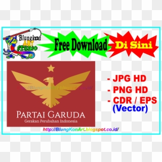 Free Download Logo Partai Garuda Vector Eps Jpg Png - Logo Persija Keren 2018 Clipart