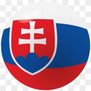 Slovakia Flag Icon - Emblem Clipart