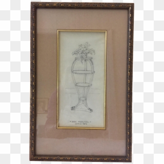 Pedestal Drawing Pencil - Picture Frame Clipart
