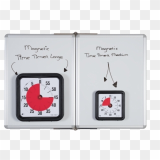 The Time Timer® Medium And Large With Magnets - Time Timer Magnet Clipart