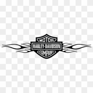 Harley Davidson Flaming Decal - Harley Davidson Clipart