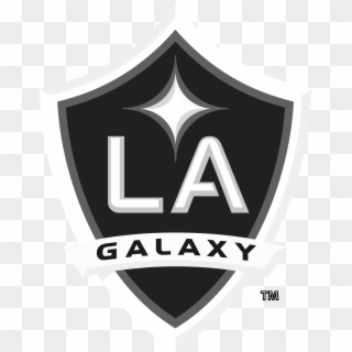 La Galaxy Logo Black And White - La Galaxy Logo White Png Clipart