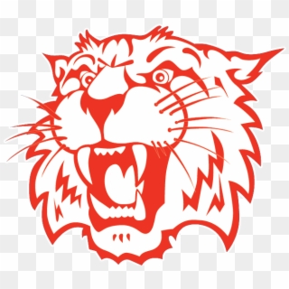 School Logo - Head Wildcat Drawing Clipart