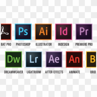 Adobe Premiere Pro , Png Download - Adobe Creative Cloud App Logos Clipart