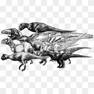 Size Of Southern Predators - Megaraptor Clipart