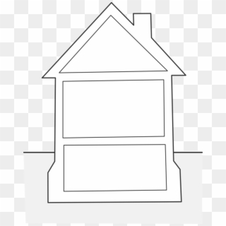 House Foundation Drawing Building Can Stock Photo - Clip Art Empty House - Png Download