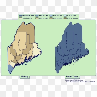 Employment By County - Maine Clipart