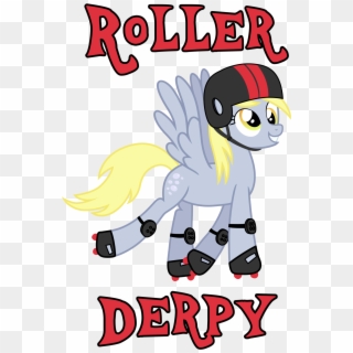 Roller Derpy - Cartoon Clipart