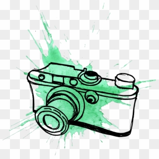 #ftestickers #camera #watercolor #stain #splash #paint - Watercolor Painting Clipart
