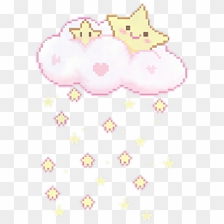 #pixel #star #stars #kawaii #cloud #pink #cute #freetoedit - Cute Kawaii Pixel Art Transparent Clipart