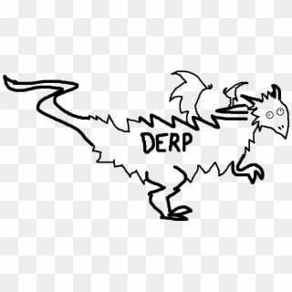 [drawing]derp Dragon - Illustration Clipart