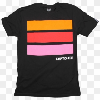 Sunset Bars Black T-shirt - Deftones Clipart