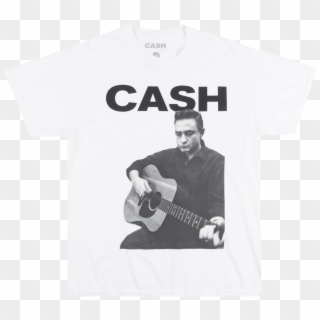 Johnny Cash Musician T-shirt White Rock N Roll Music - Johnny Cash Clipart