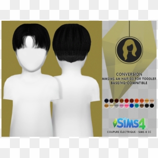 Mmsims Mf Hair 03 Toddler Conversion By Red Head Sims - Dear Evan Hansen Sims 4 Cc Clipart