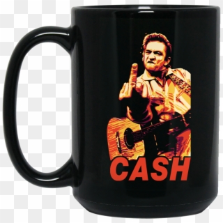 Johnny Cash Middle Finger Clipart