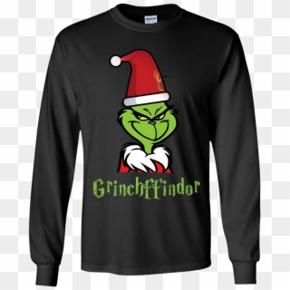 Grinchffindor Shirt, Grinch, Harry Potter Gryffindor - Gryffindor Grinch Gryffindor Shirt Clipart