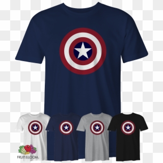 Captain America Mens Adults T Shirt Marvel Comics Super - Tricou Captain America Clipart