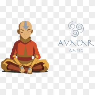 Aang, Korra, Avatar The Last Airbender, Sitting, Cartoon - Aang Avatar Quotes Clipart