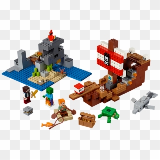 The Pirate Ship Adventure - Lego Minecraft Pirate Ship Clipart