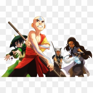900 X 625 - Avatar The Last Airbender Characters Png Clipart