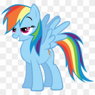 My Little Pony Birthday Png - Rainbow Dash Drawing Easy Clipart