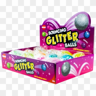 Bouncing Glitter Balls - Box Clipart