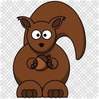 Cartoon Squirrel Clipart Squirrel Chipmunk Rodent - Squirrel Clipart Transparent Background - Png Download