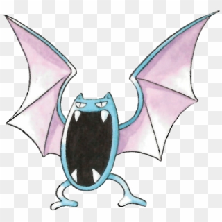 #golbat From The Official Artwork Set For #pokemon - Pokémon Red And Blue Clipart