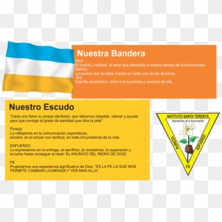 Bandera - Escudo Instituto Santa Teresita Floridablanca Clipart