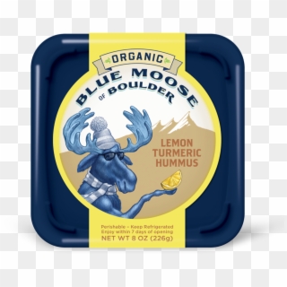 Organic Lemon Turmeric Hummus - Blue Moose Organic Hummus Clipart