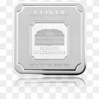 Silver Bar Geiger Original - Silver Clipart