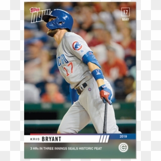 Check Out These Memorable Hits From @cubs Kris Bryant - Baseball Player Clipart