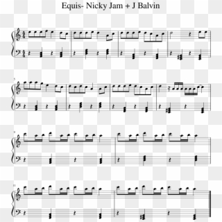Equis- Nicky Jam J Balvin - Reconciliation Steven Universe Sheet Music Clipart