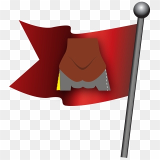 Red Flag Flare Clipart