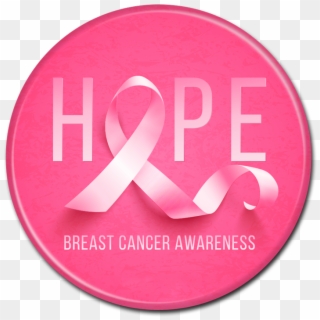 Beat Cancer Button - Breast Cancer Clipart