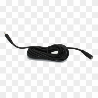 10 Foot Black Power Extension Cable - 5v Dc Power Supply Extension Cable Clipart