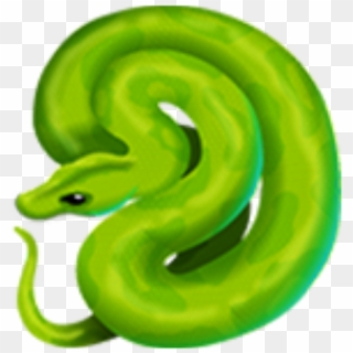 Smooth Green Snake Clipart Poker - Serpent - Png Download