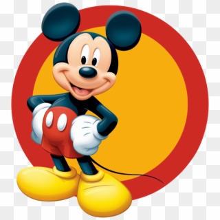 Mickey Mouse In A Circle Clipart
