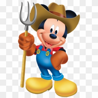 Farm Clipart Mickey Mouse - Mickey Mouse Farmer Png Transparent Png