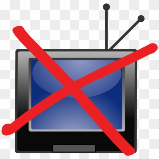 File - No-tv - Svg - No Me Gusta Ver Television Clipart