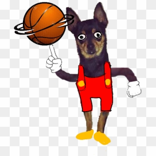 #freestyle #dog #cartoon #basketball - Streetball Clipart