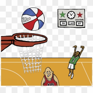 Clipart Library Stock Cartoon Animation Art Scoreboard - Basketball Court Image Cartoon - Png Download
