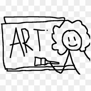 @supersonic136 Is Actually Bob Ross - Line Art Clipart