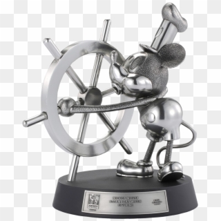 Steamboat Willie Limited Edition 12” Pewter Statue - Royal Selangor Mickey Clipart