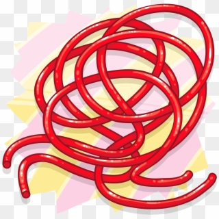 Strawberry Laces - Strawberry Laces Clipart - Png Download