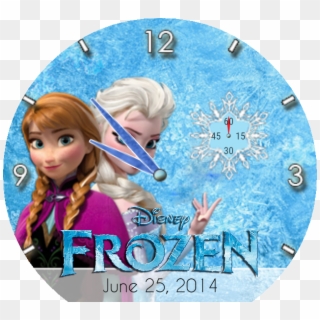 Frozen With Logo Watch Face Preview Clipart