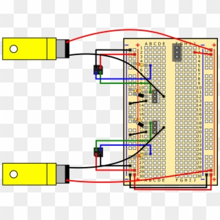 Vector Robots Line Follower - Wiring Diagram Clipart