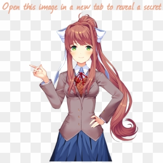 Ddlc - Monika Writing Tip Of The Day Clipart