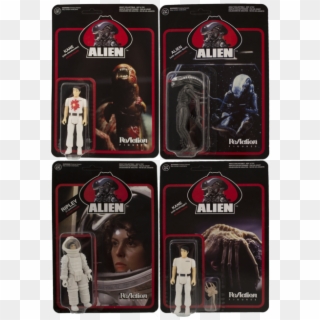 Alien 1979 Movie ~ Reaction Figures ~ Set Of 4 ~ Ripley, - Action Figure Clipart