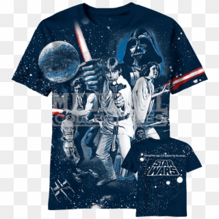 Star Wars Glow In The Dark Cast T Shirt - Star Wars Empire Strikes Back Tshirt Clipart